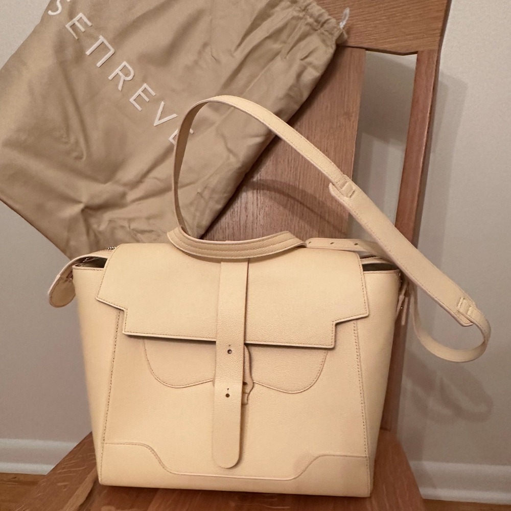 Senreve Maestra Purse Backpack Convertible Pebbled Leather Crossbody